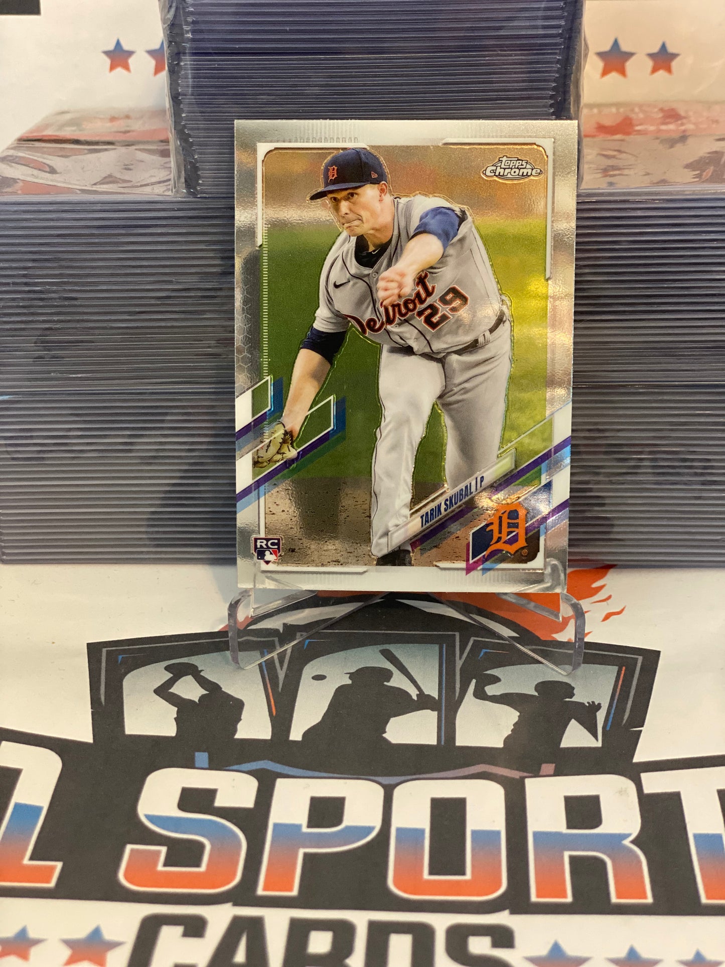 2021 Topps Chrome Tarik Skubal Rookie #103