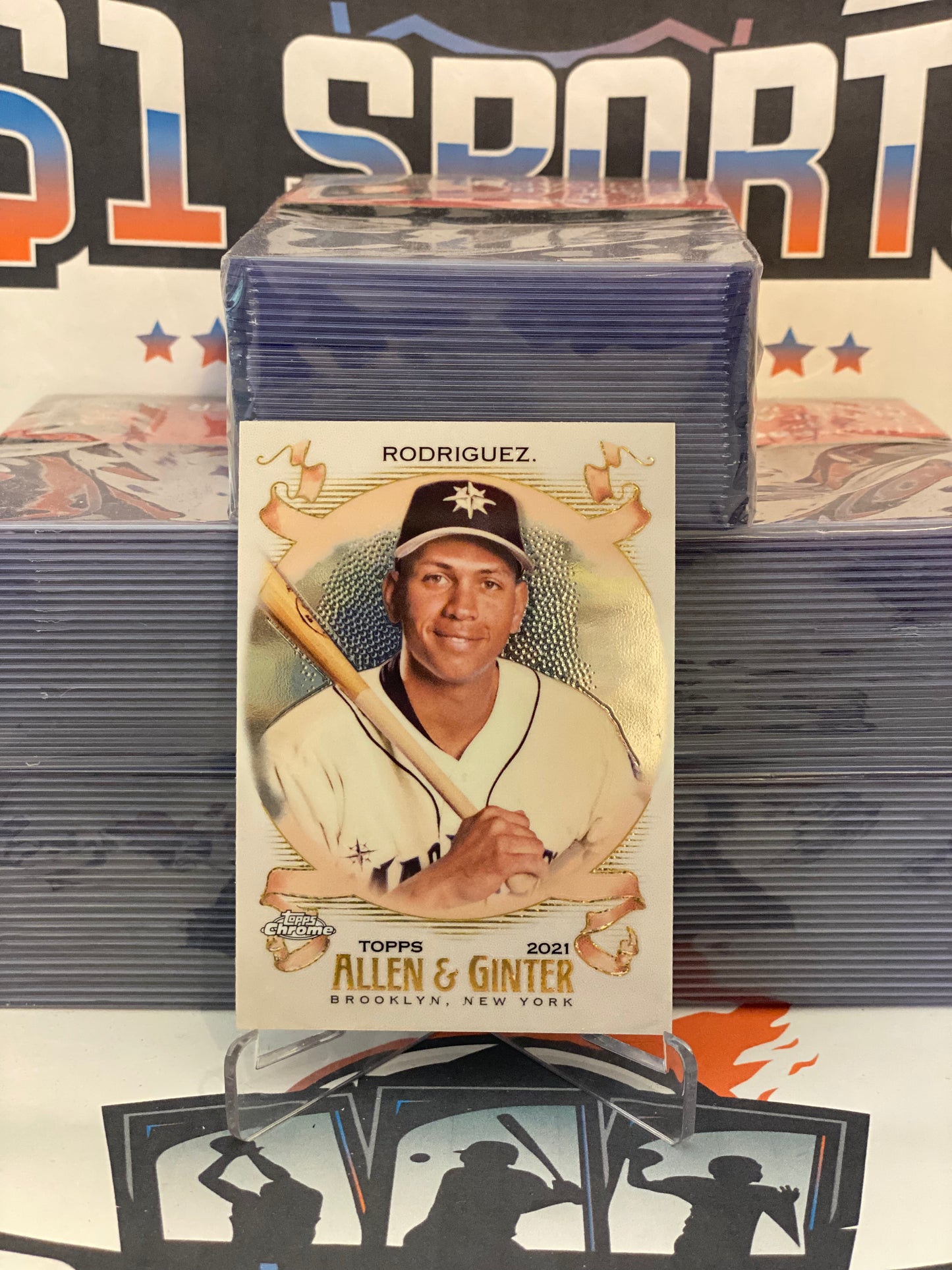 2021 Topps Allen & Ginter Chrome Alex Rodriguez #18
