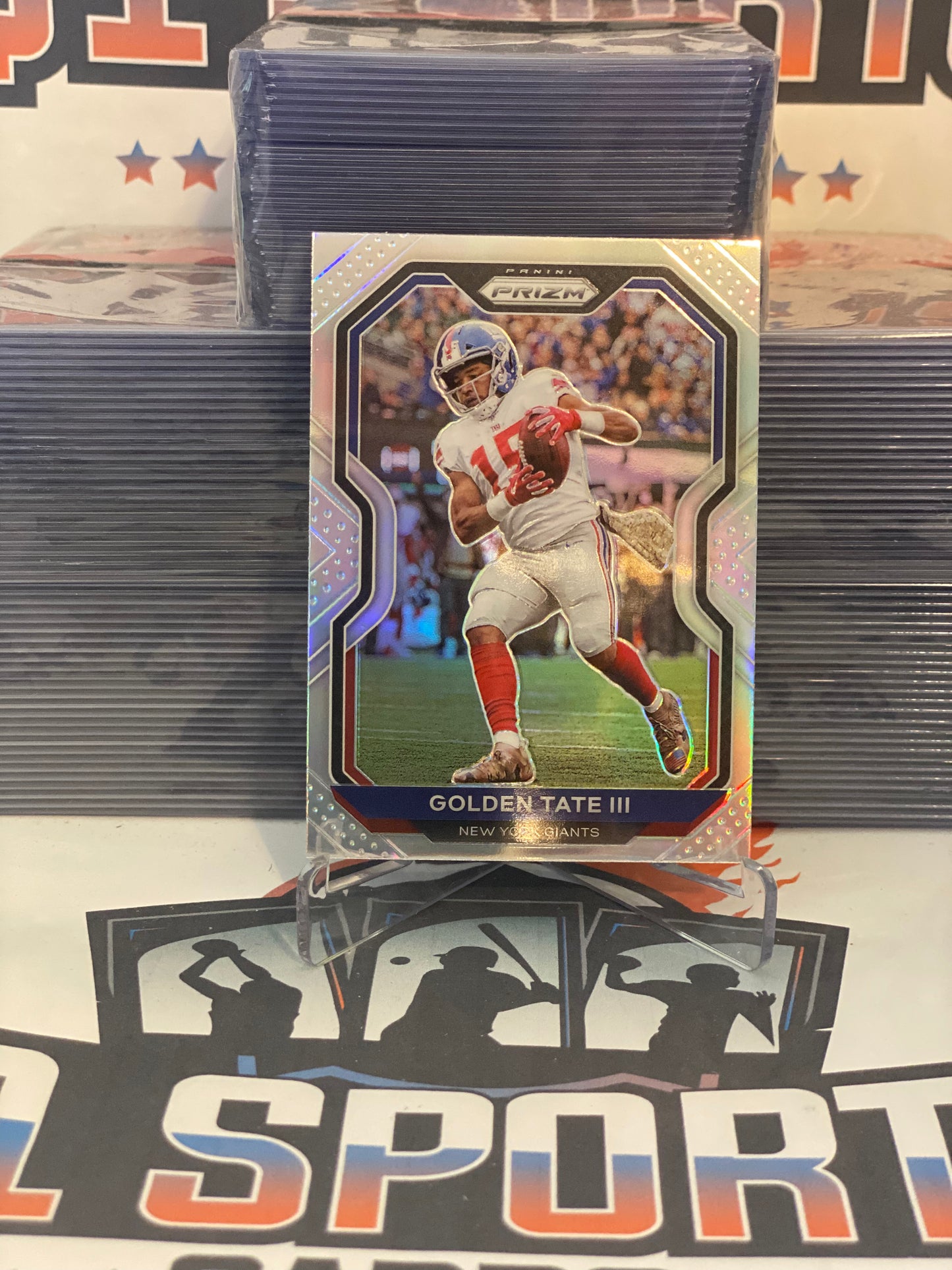 2020 Panini Prizm (Silver Prizm) Golden Tate III #162