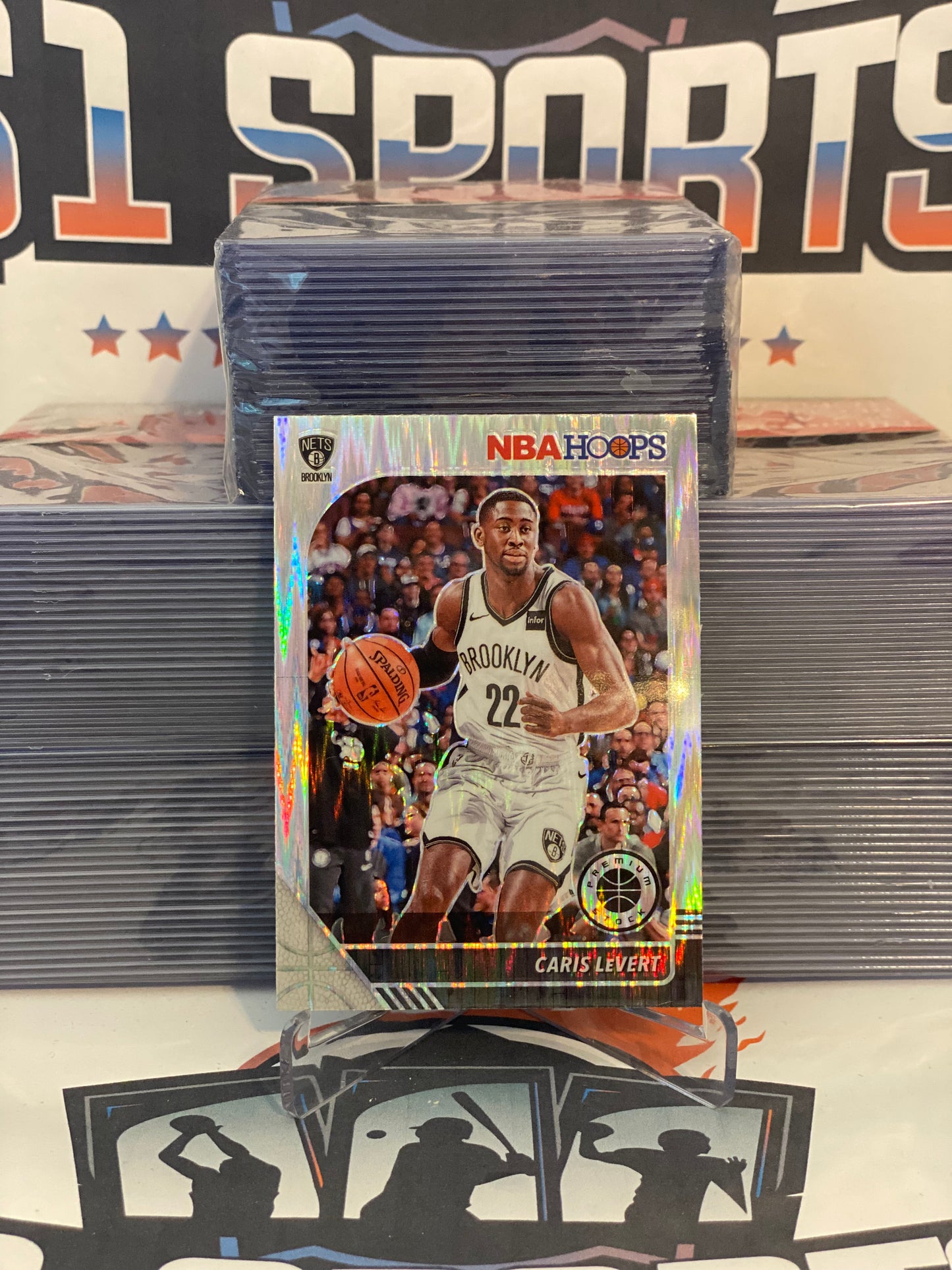 2019 Hoops Premium Stock (Silver Flash Prizm) Caris LeVert #15