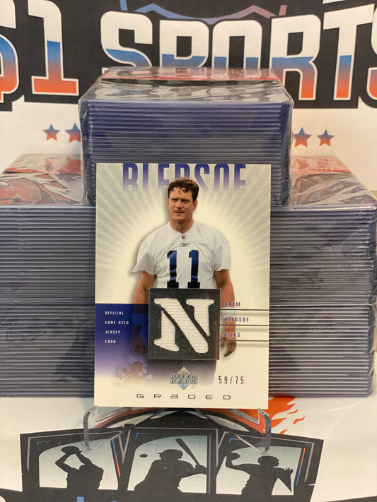 2002 Upper Deck (Graded Relic 59/75) Drew Bledsoe #G4-DB