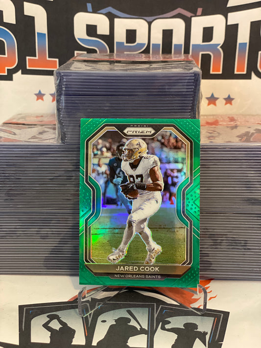 2020 Panini Prizm (Green Prizm) Jared Cook #247