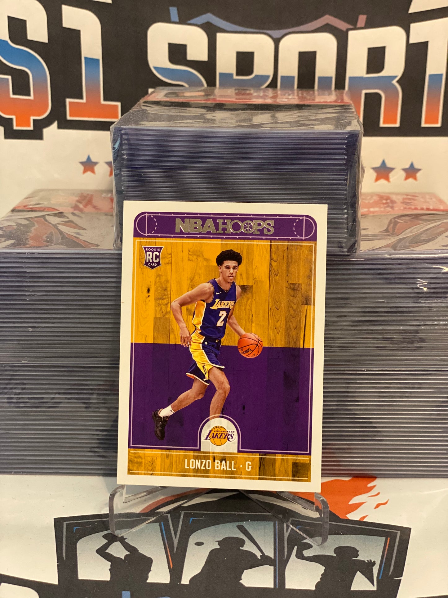 2017 NBA Hoops Lonzo Ball Rookie #252