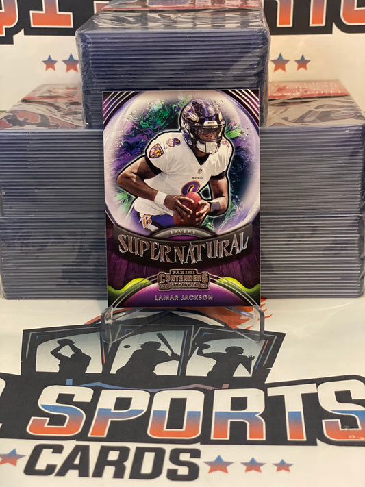 2021 Panini Contenders (Supernatural) Lamar Jackson #SN-LJA