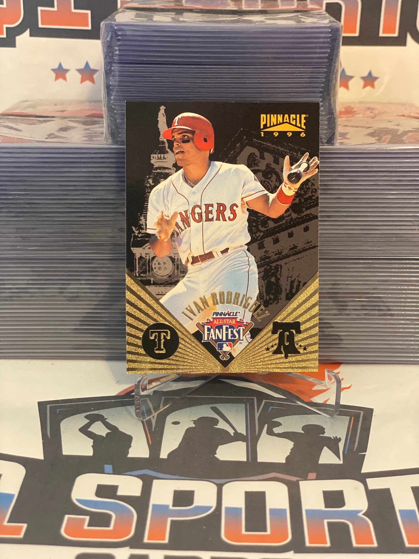 1996 Pinnacle (Philly All-Star Fan Fest) Ivan Rodriguez #22