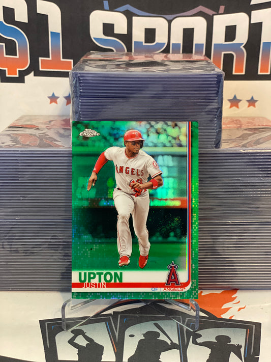 2019 Topps Chrome (Green Refractor 49/99) Justin Upton #72