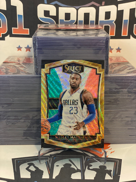 2015 Panini Select (Tri-Color Prizm) Wesley Matthews #190