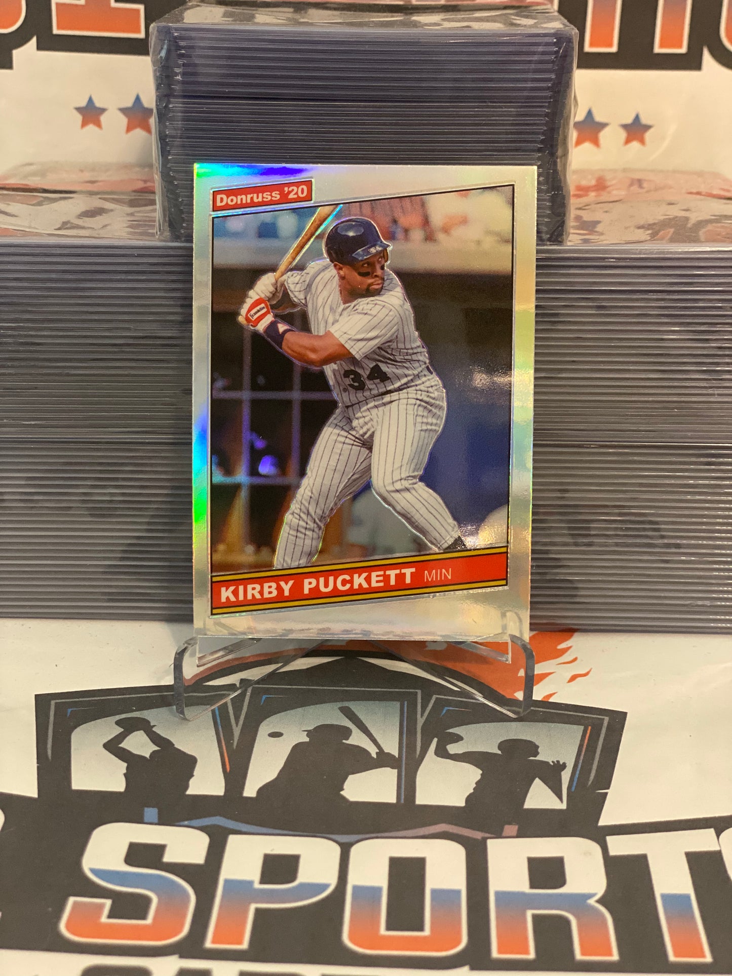 2020 Donruss Optic (Retro, Holo Prizm) Kirby Puckett #R86-2