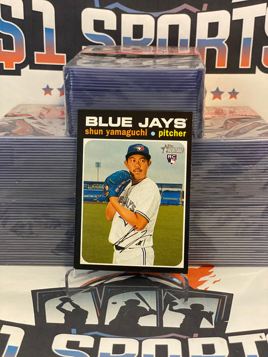 2020 Topps Heritage Shun Yamaguchi Rookie #549