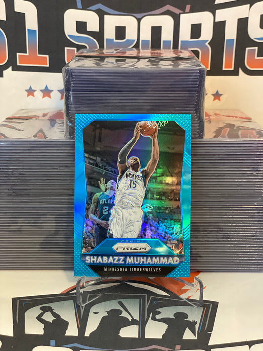 2015 Panini Prizm (Light Blue Prizm, 178/199) Shabazz Muhammad #16