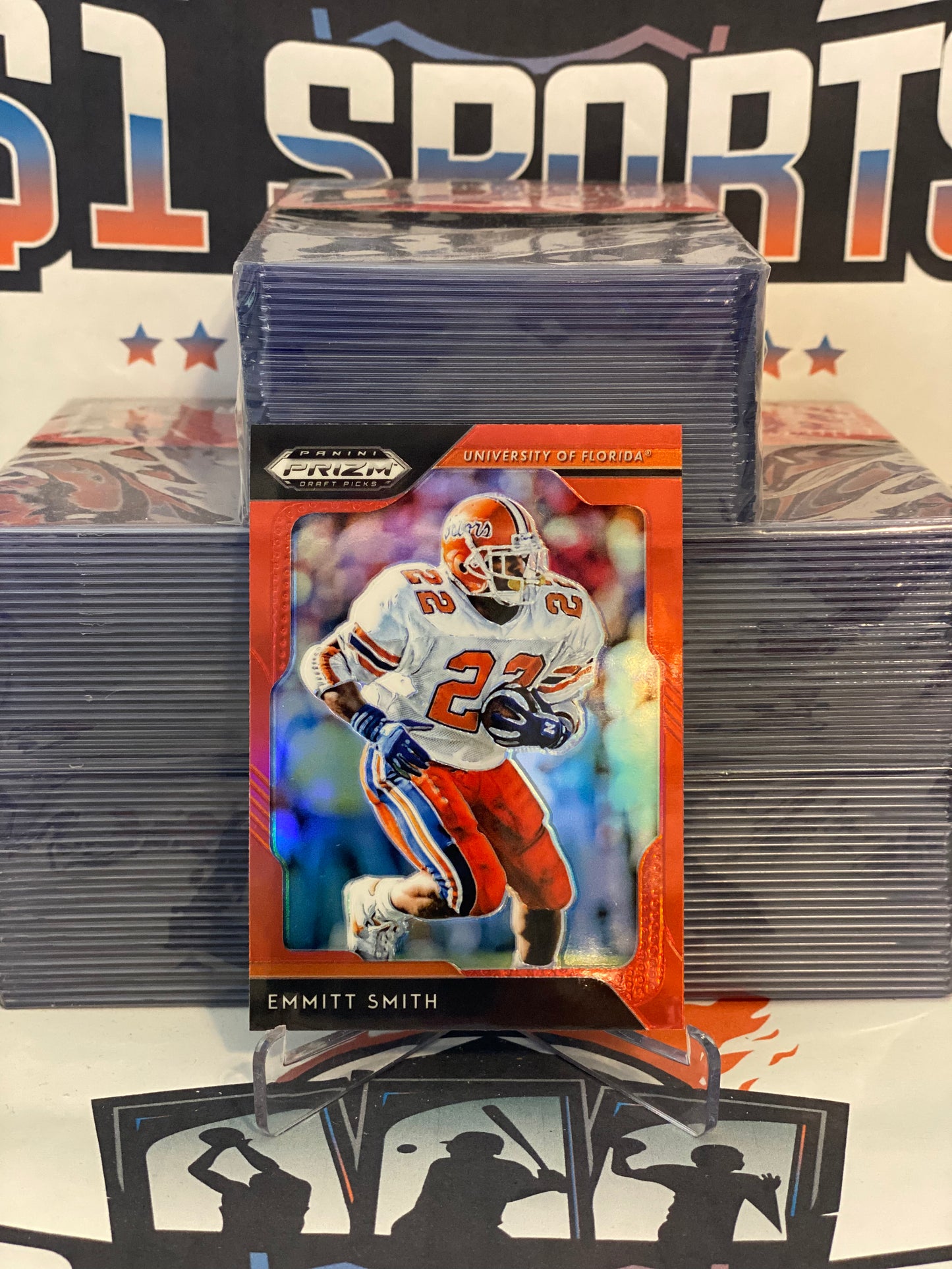2019 Panini Prizm Draft Picks (Red Prizm) Emmitt Smith #37