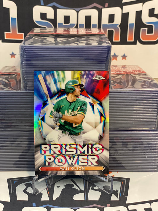 2021 Topps Chrome (Prismic Power) Matt Olson #PP-11