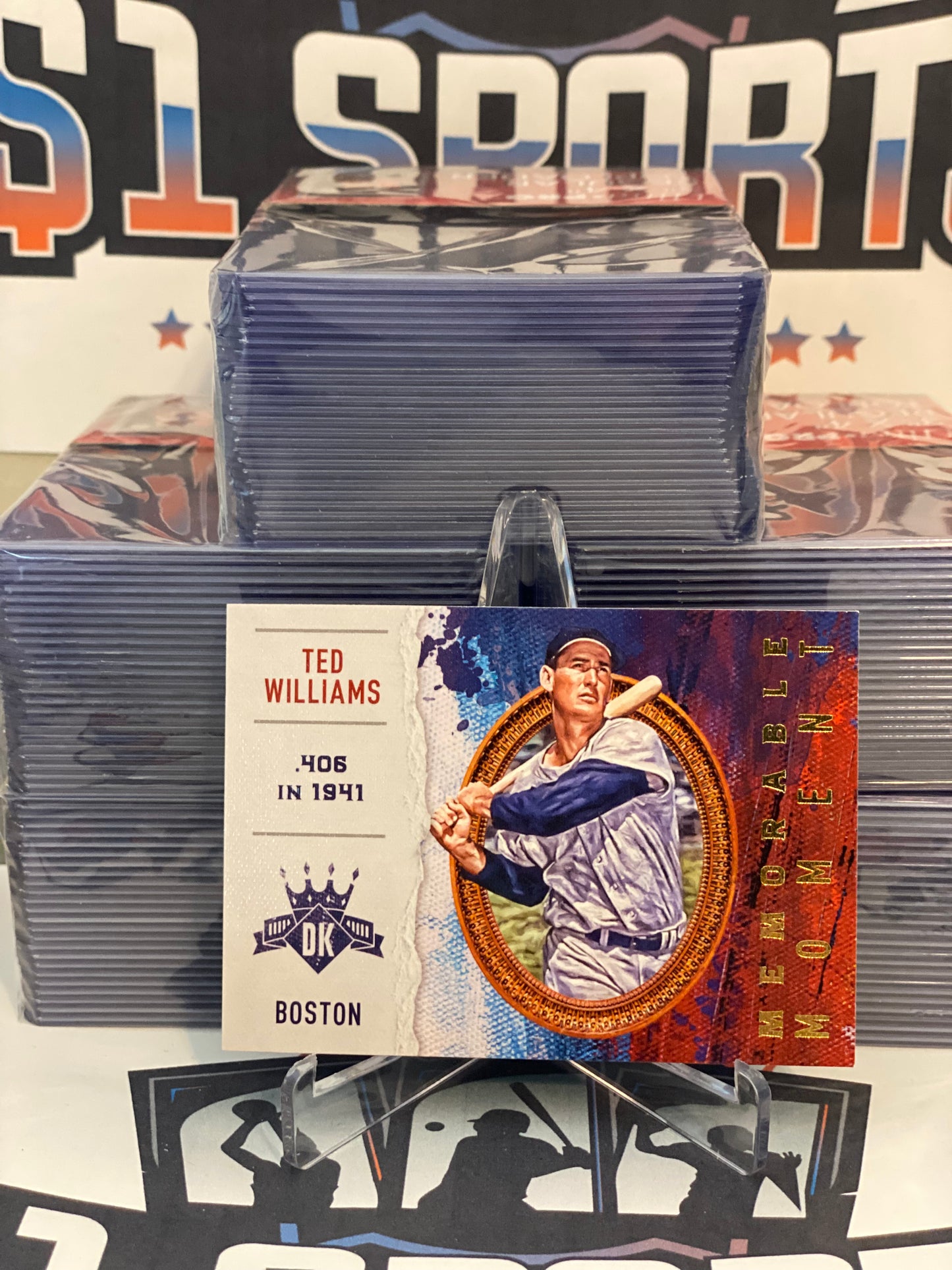 2017 Panini Diamond Kings (Memorable Moment) Ted Williams #MM-17