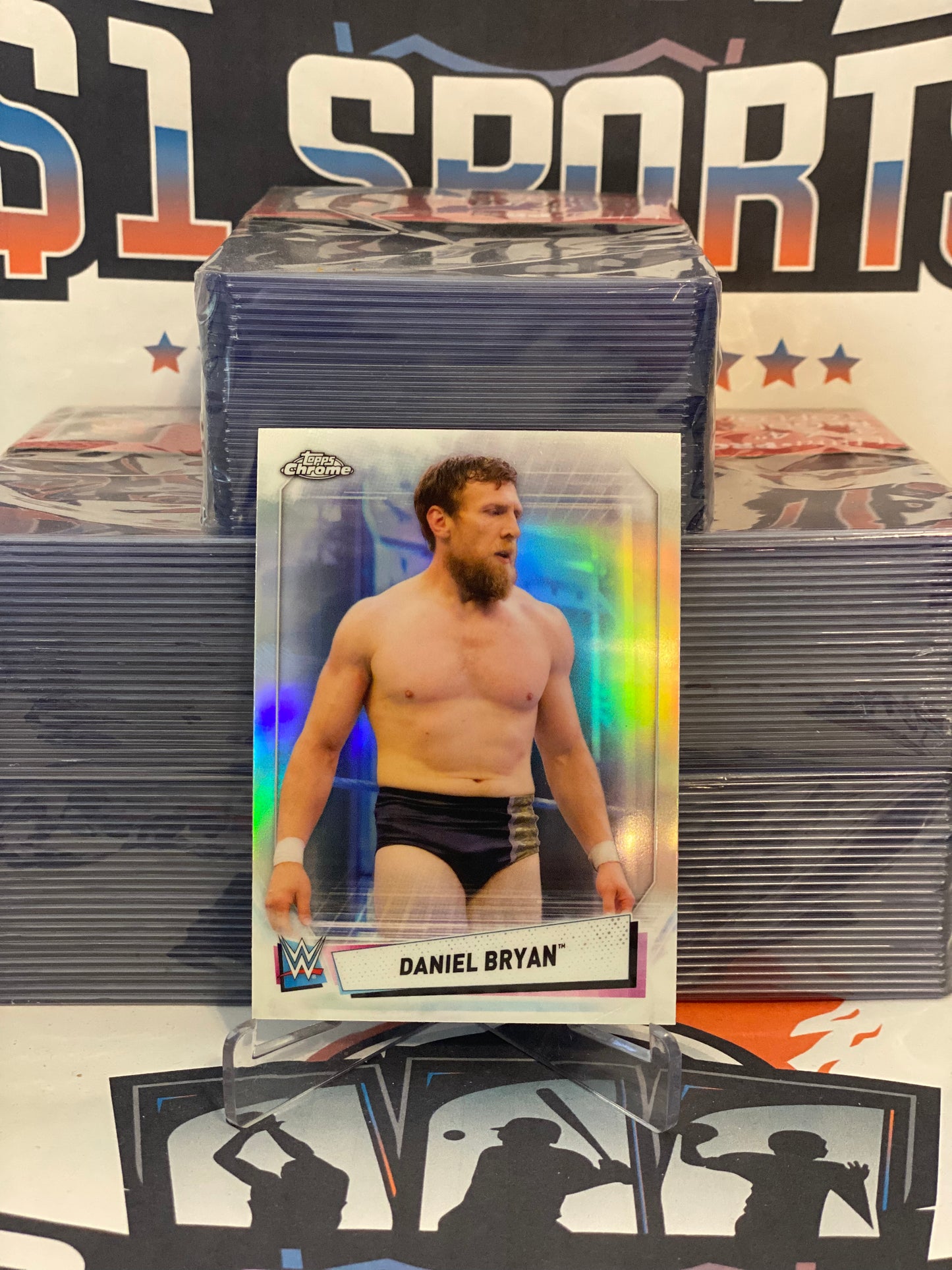 2021 Topps Chrome WWE (Refractor) Daniel Bryan #54