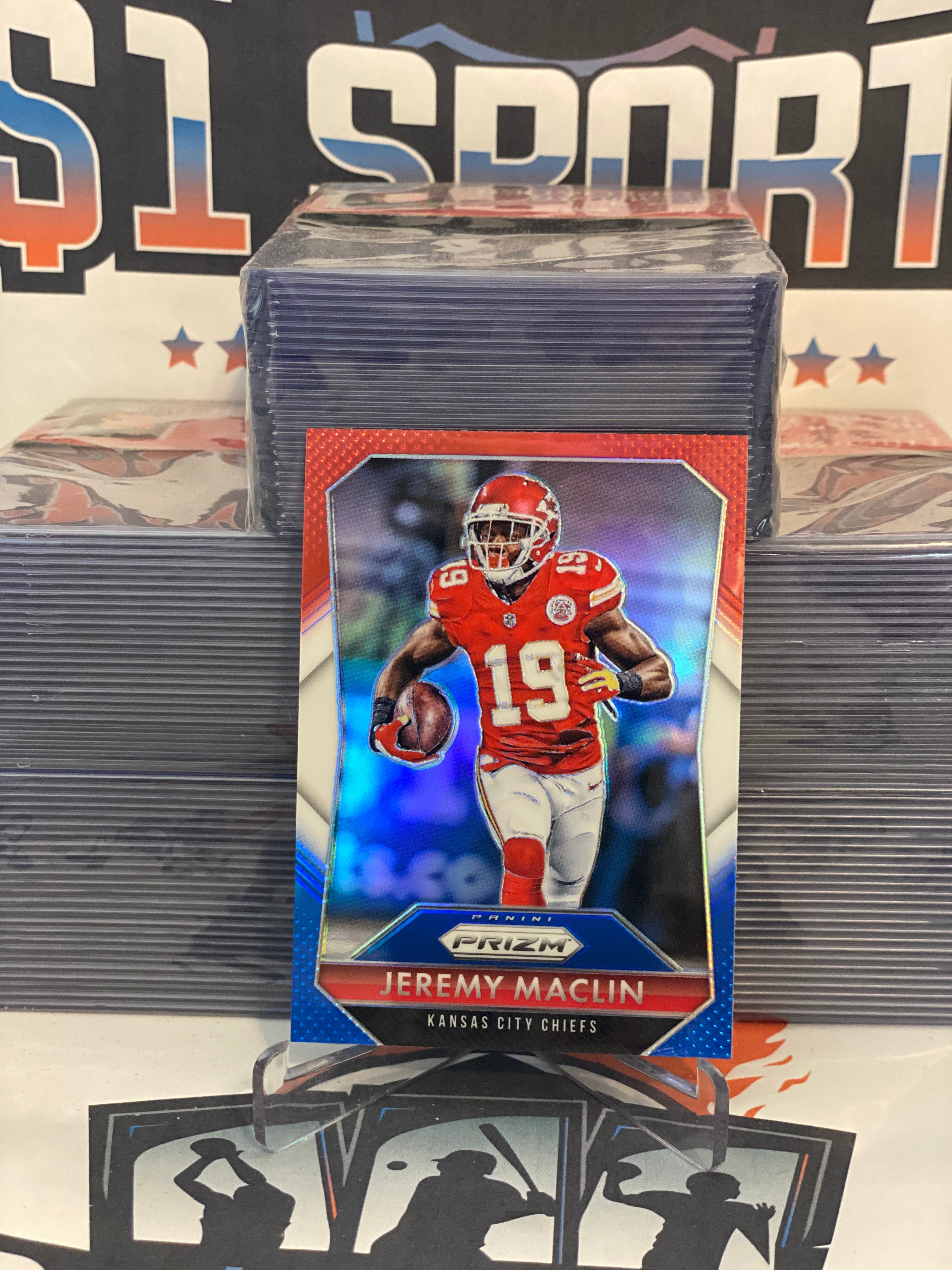 2015 Panini Prizm (Red White Blue Prizm) Jeremy Maclin #174 – $1