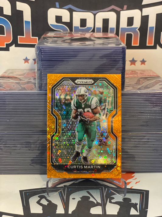 2020 Panini Prizm (Orange Disco Prizm) Curtis Martin #35