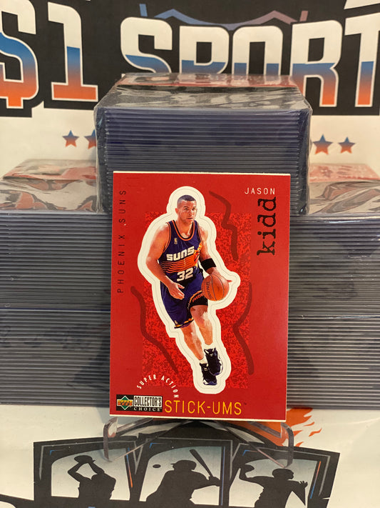 1997 Upper Deck Collector's Choice (Stick Ums) Jason Kidd #S21