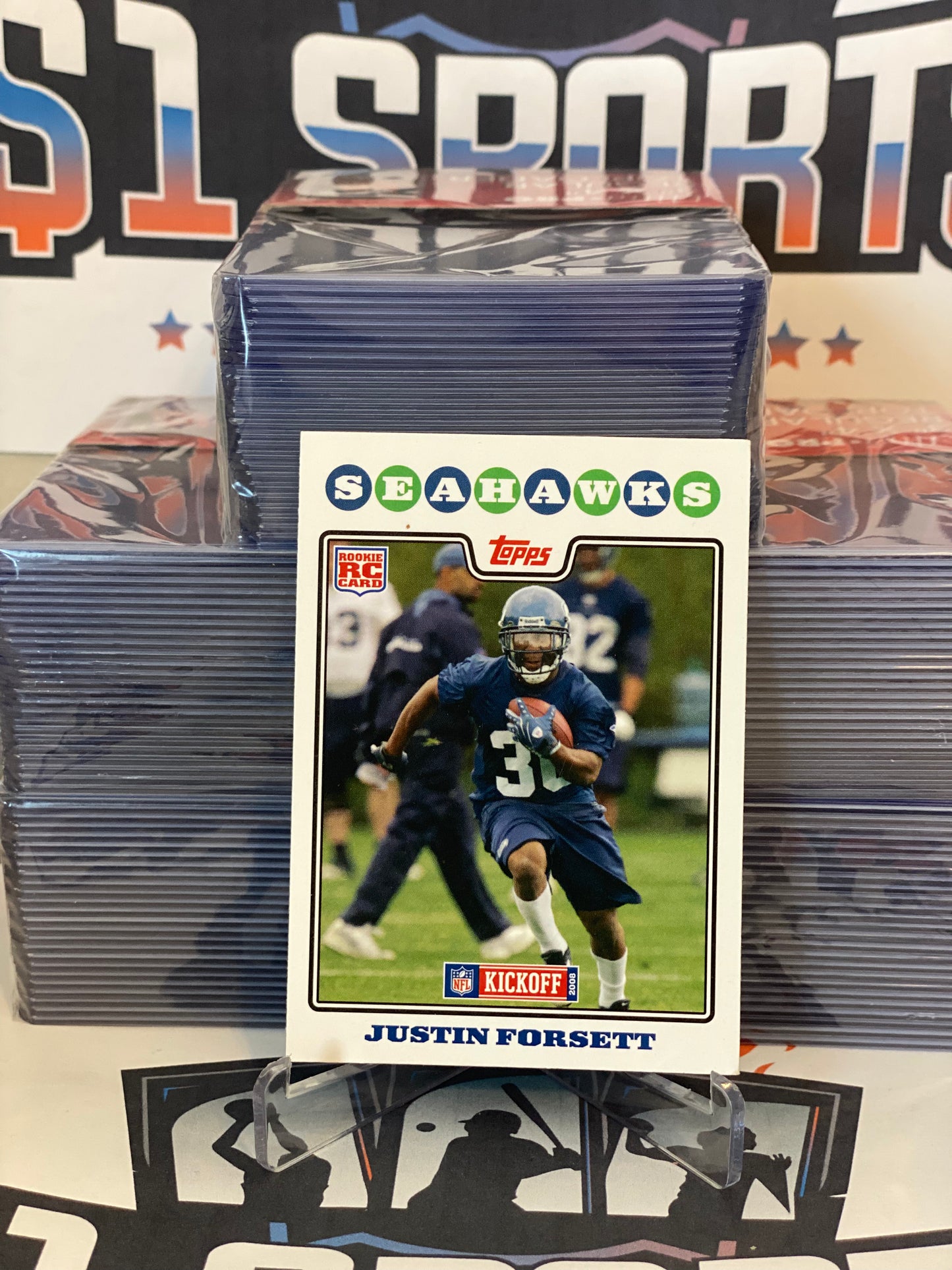 2008 Topps Kickoff Justin Forsett Rookie #190