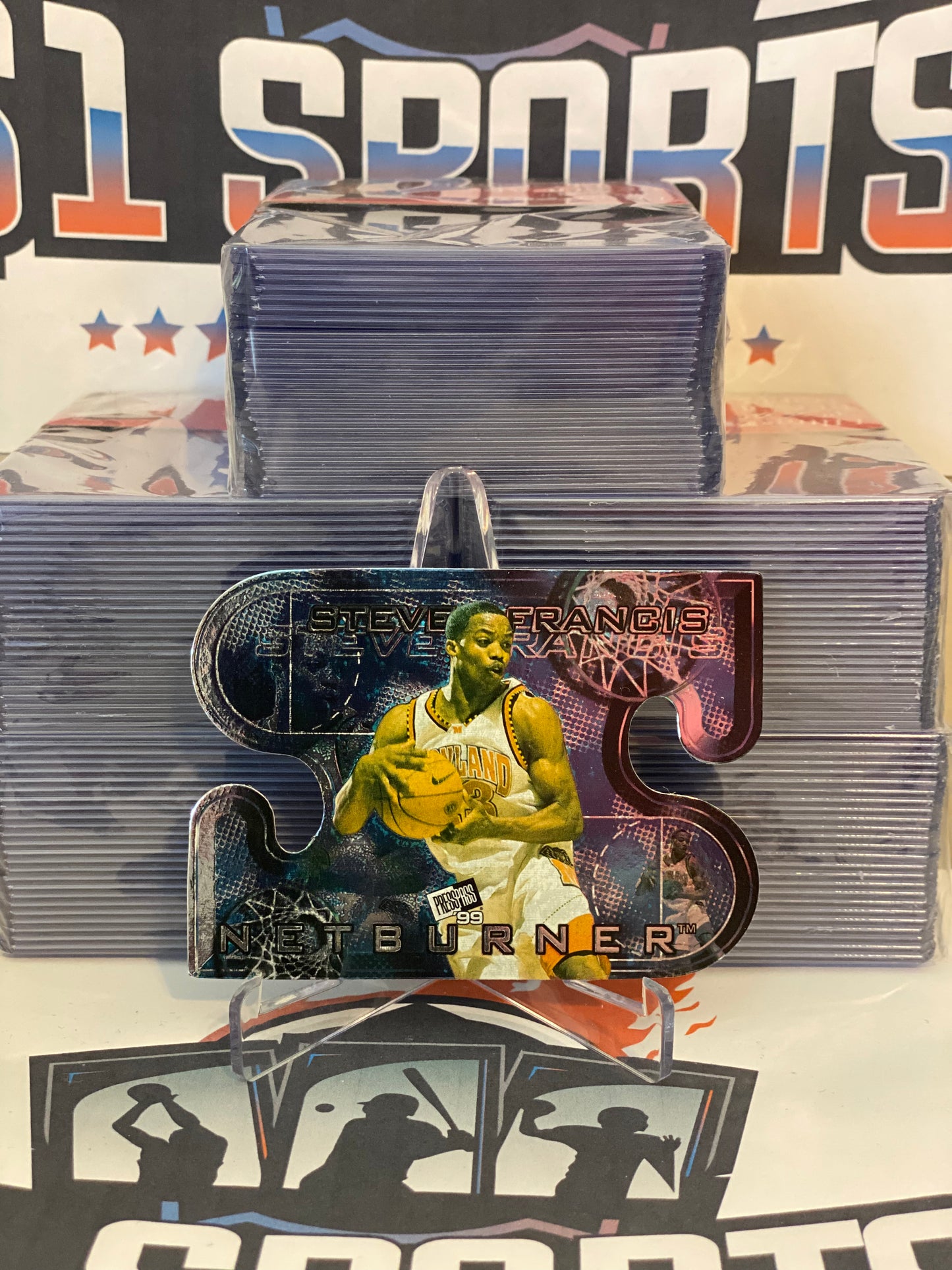 1999 Press Pass (Net Burner) Steve Francis #36