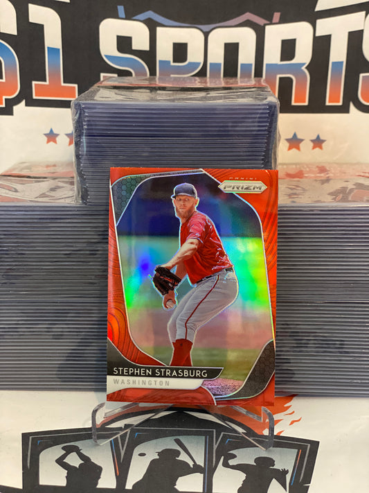 2020 Panini Prizm (Red Prizm) Stephen Strasburg #93