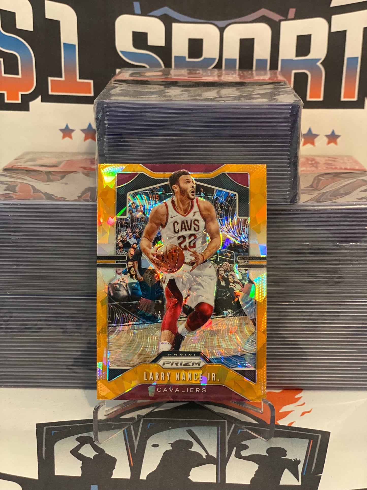 2019 Panini Prizm (Orange Ice Prizm) Larry Nance Jr. #73