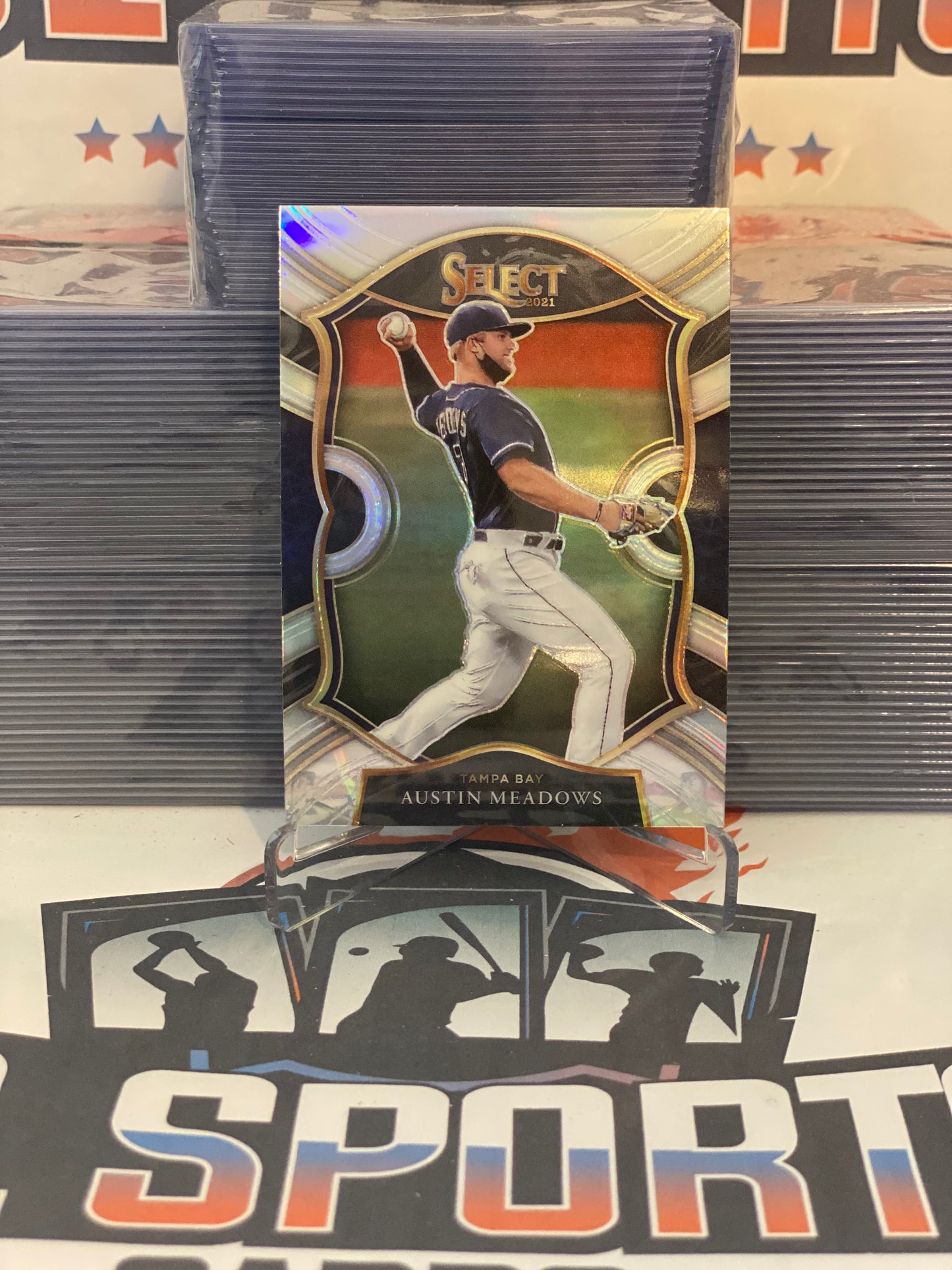 2021 Panini Select (Silver Prizm) Austin Meadows #40