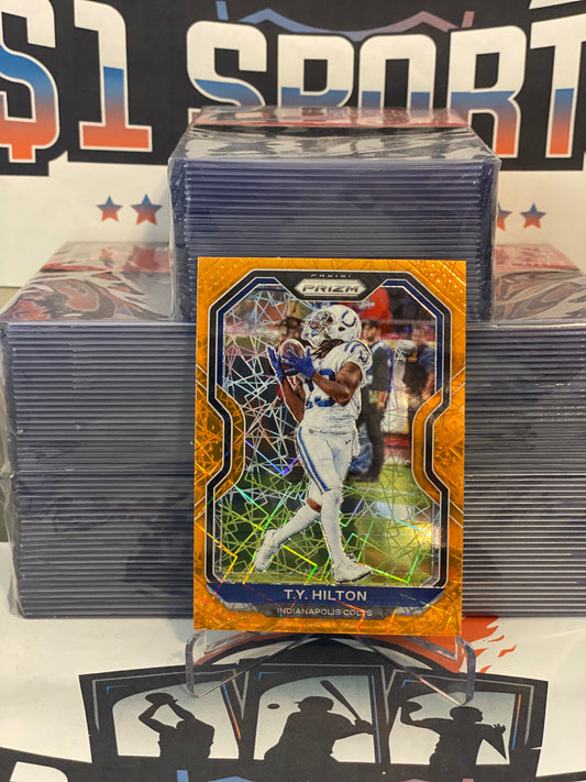 2020 Panini Prizm (Orange Lazer Prizm) T.Y. Hilton #83