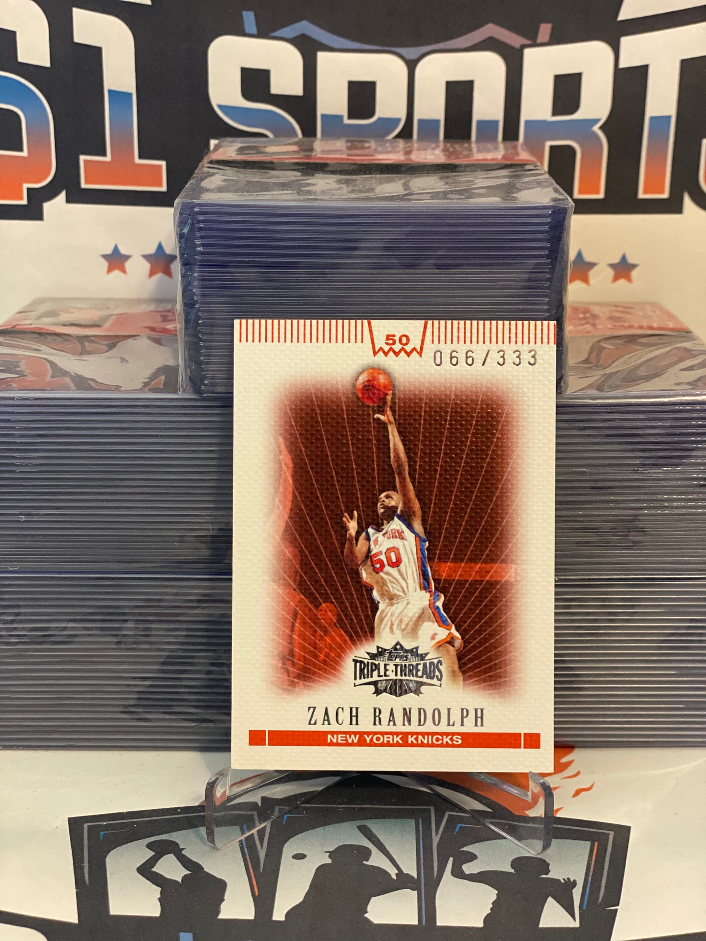 2008 Topps Triple Threads (066/333) Zach Randolph #50