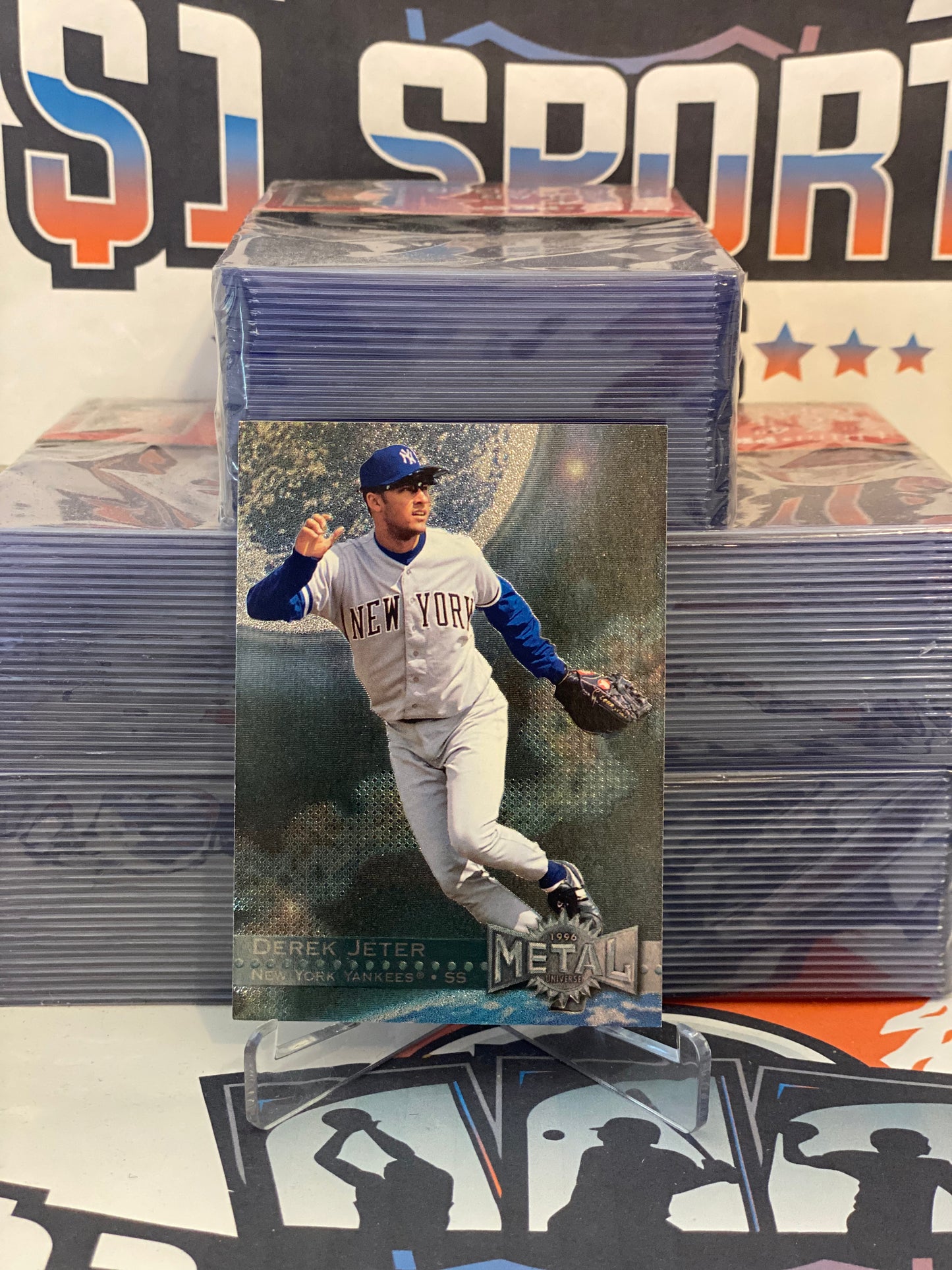 1996 Fleer Metal (2nd Year) Derek Jeter #87