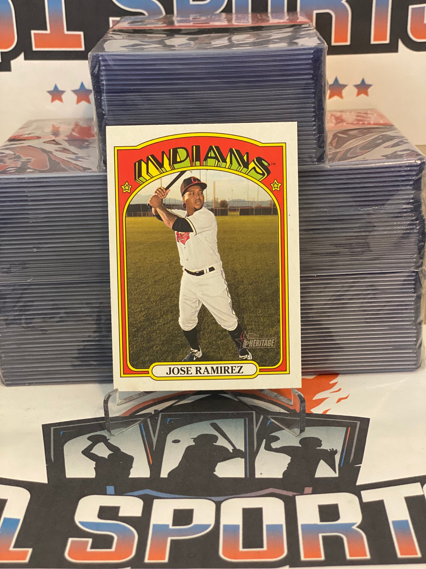 2021 Topps Heritage Jose Ramirez #297