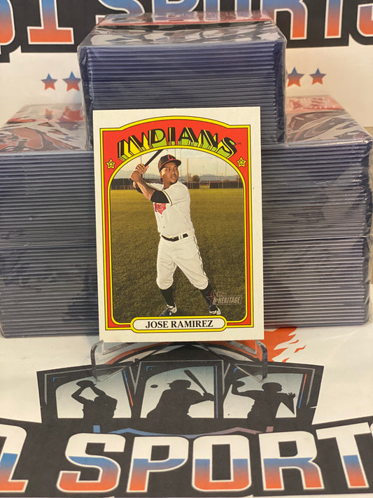 2021 Topps Heritage Jose Ramirez #297
