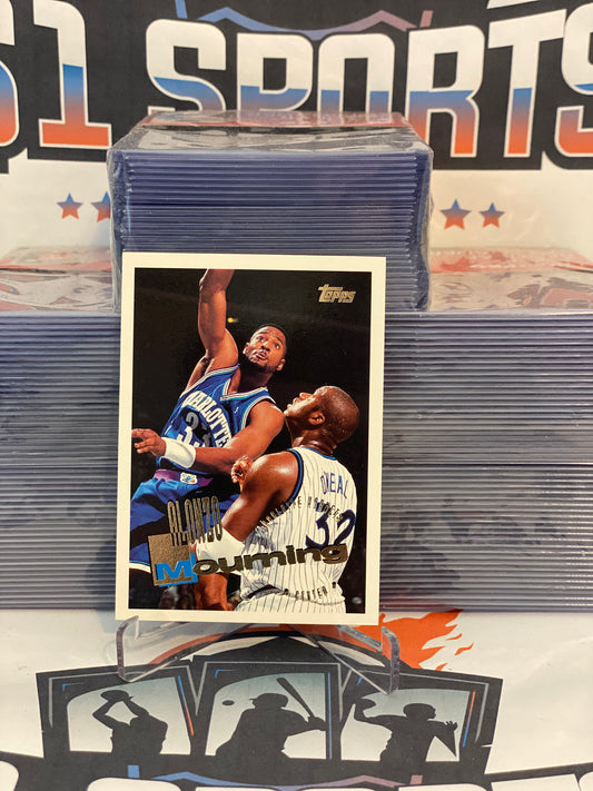 1995 Topps (w/ Shaquille O'Neal) Alonzo Mourning #150
