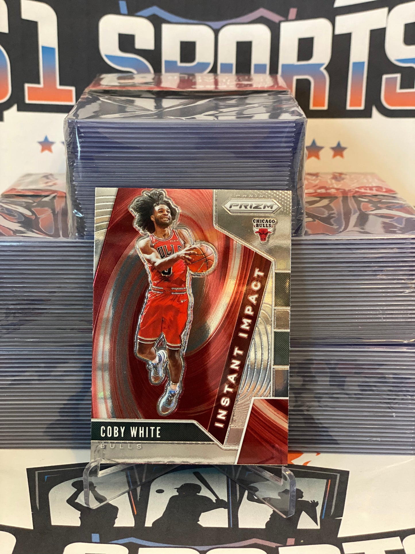 2019 Panini Prizm (Instant Impact) Coby White Rookie #6