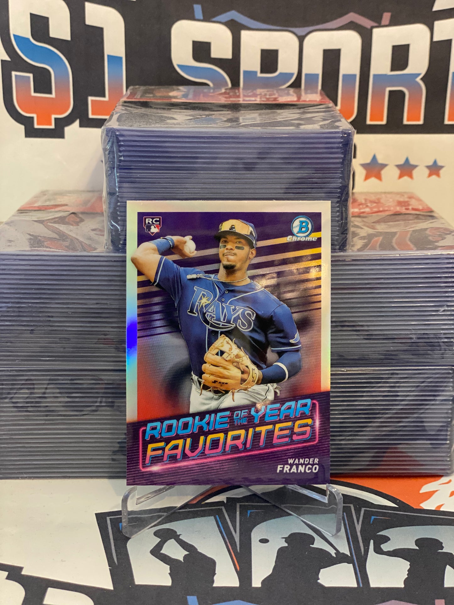 2022 Bowman Chrome (Rookie of the Year Favorites) Wander Franco #ROYF-1