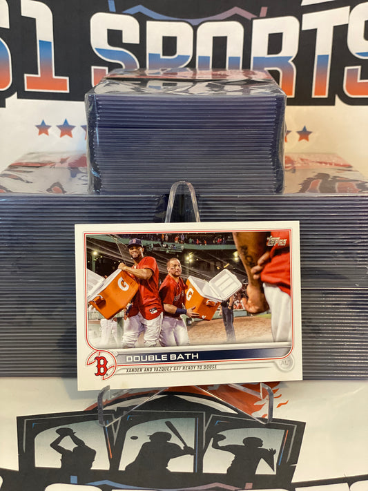 2022 Topps (Double Bath) Xander Bogaerts & Christian Vazquez #229