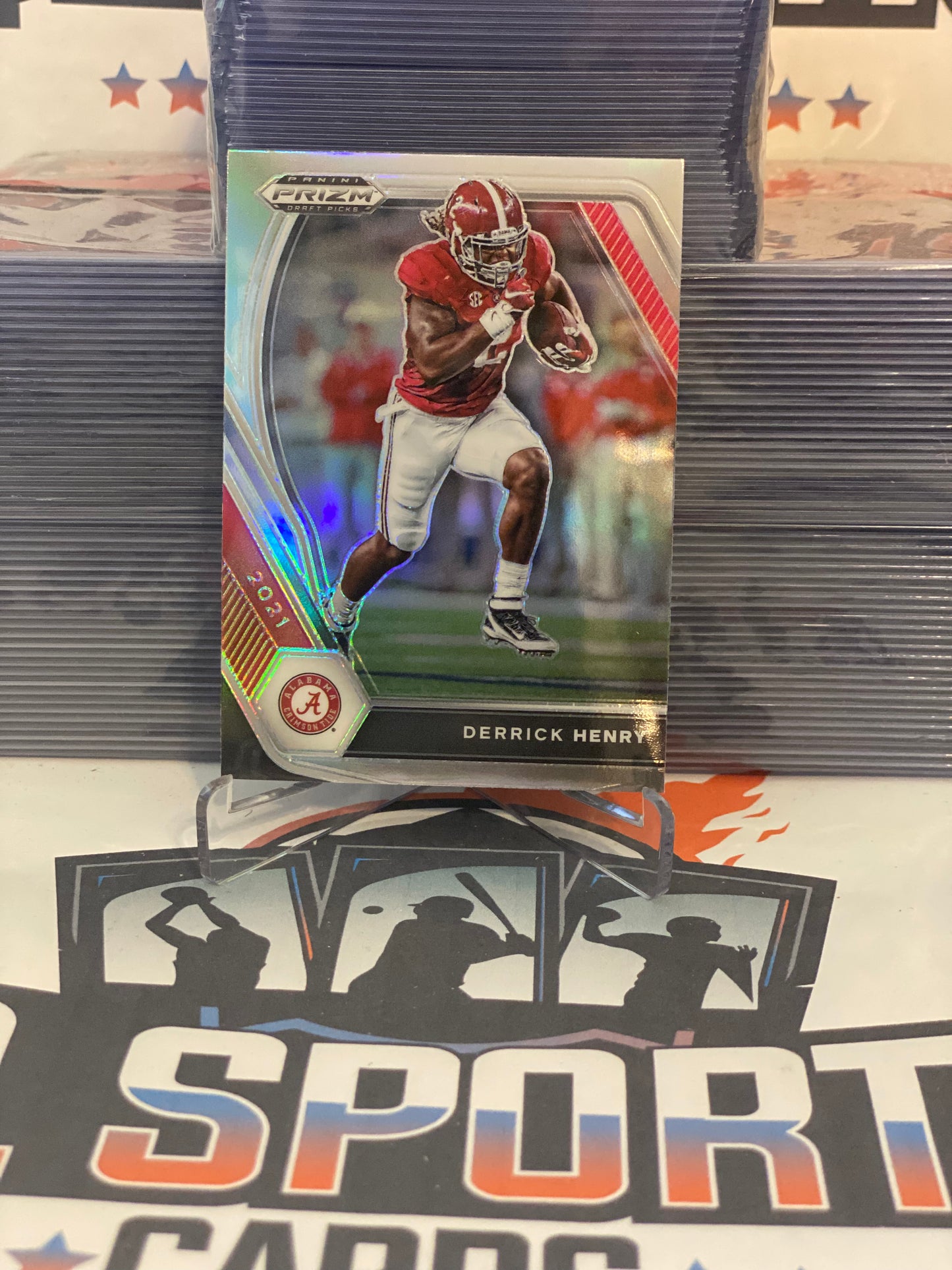 2021 Panini Prizm Draft Picks (Silver Prizm) Derrick Henry #81