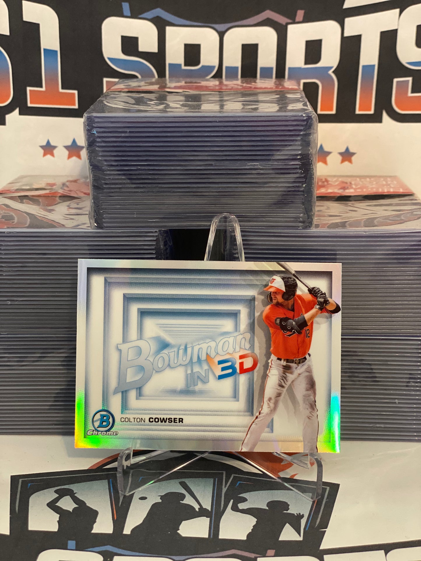 2022 Bowman Chrome (3D) Colton Cowser #B3D-20