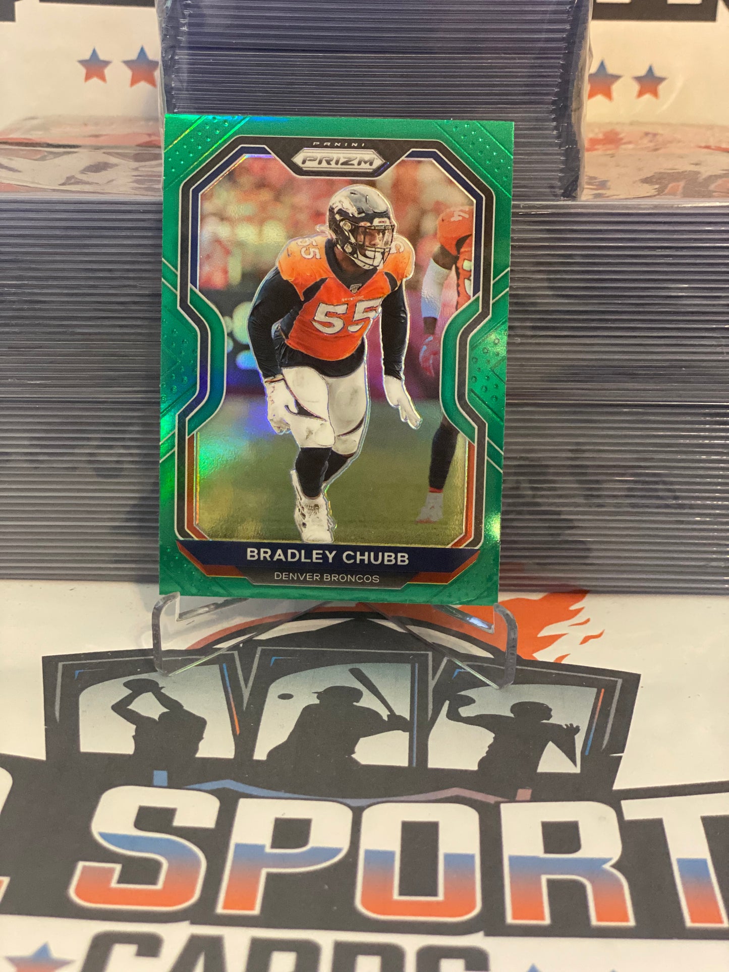 2020 Panini Prizm (Green Prizm) Bradley Chubb #116