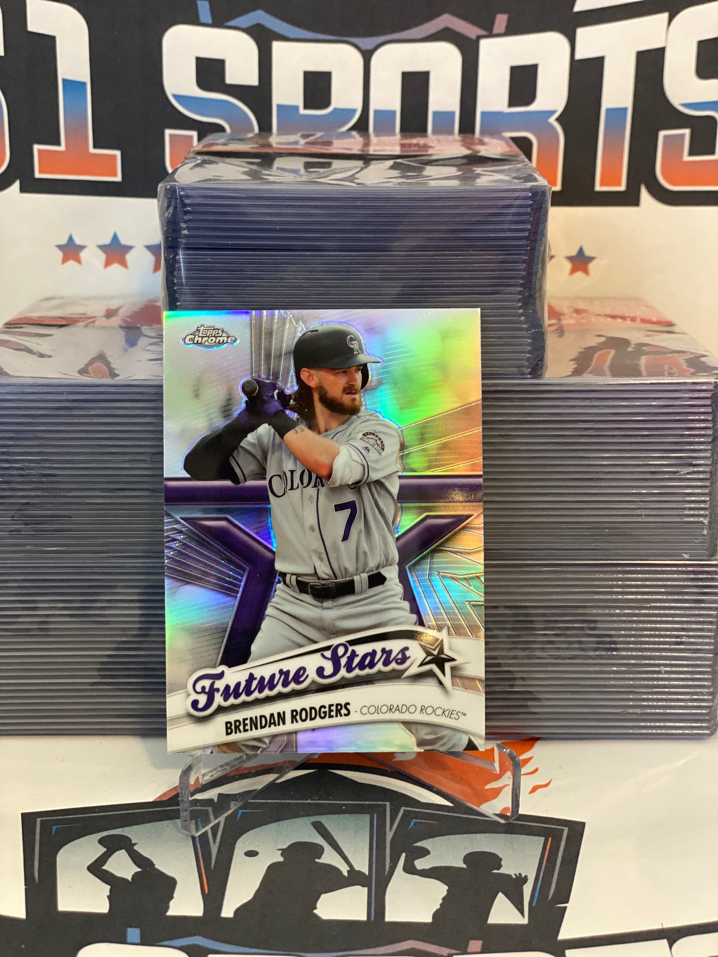 2021 Topps Chrome (Future Stars) Brendan Rodgers #FS-12