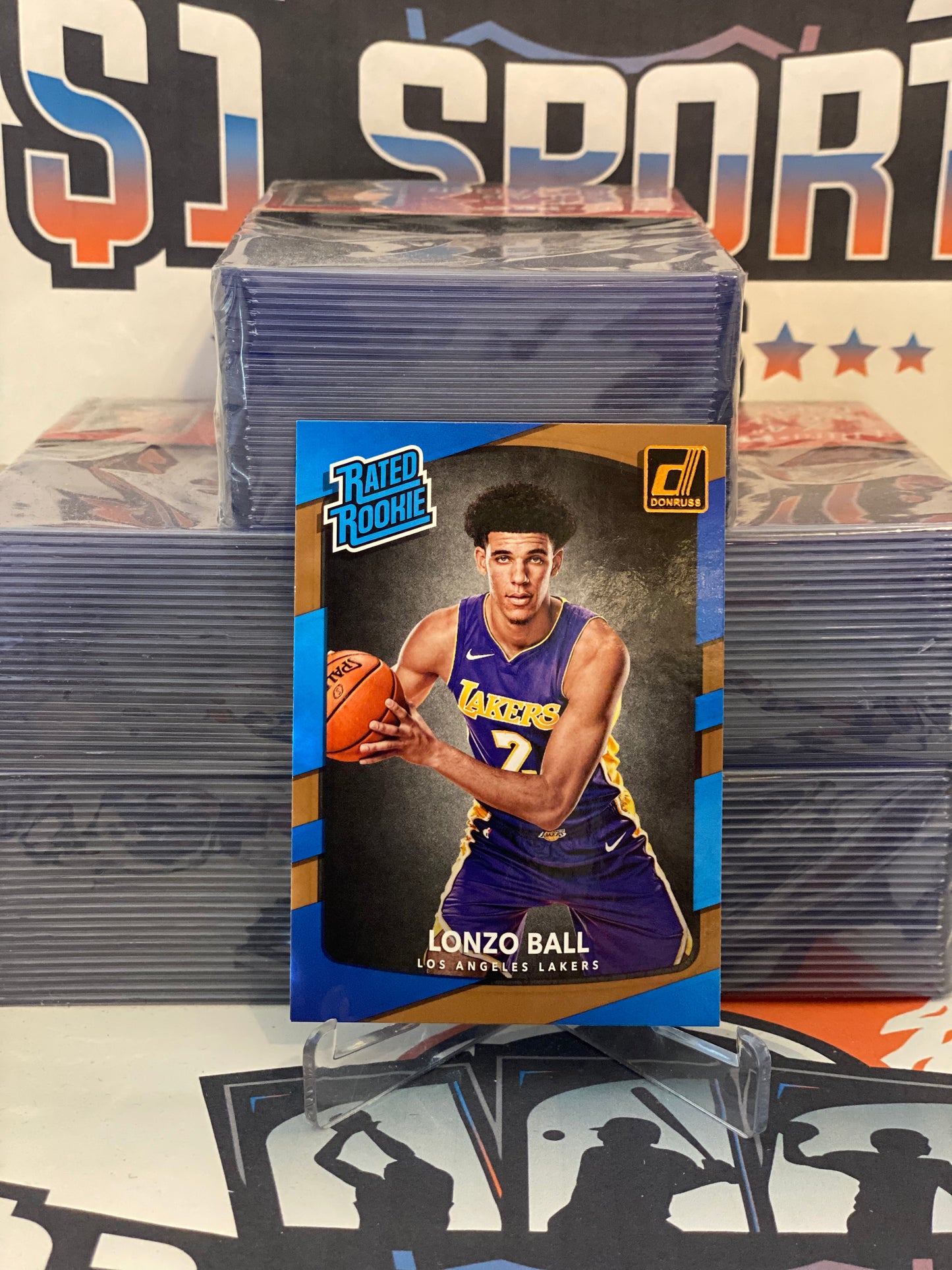 2018 Donruss (Rated Rookie) Lonzo Ball Rookie #199
