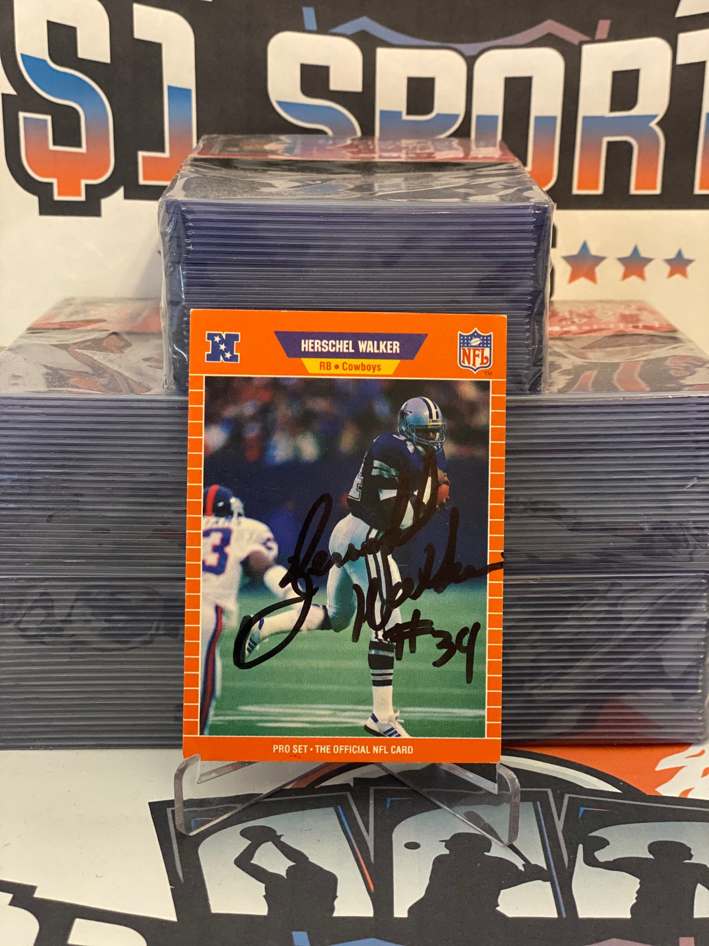 1989 Pro Set Herschel Walker Auto Card