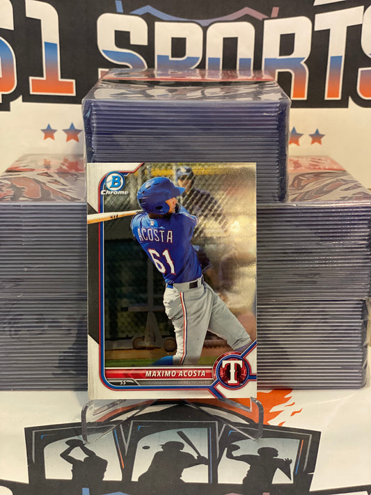 2022 Bowman Chrome Prospects Maximo Acosta #BCP-113