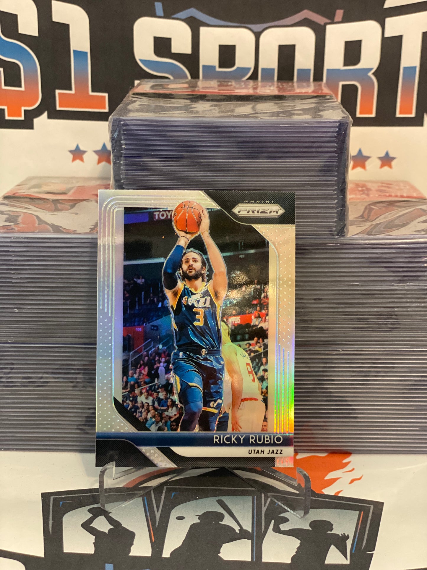 2018 Panini Prizm (Silver Prizm) Ricky Rubio #133