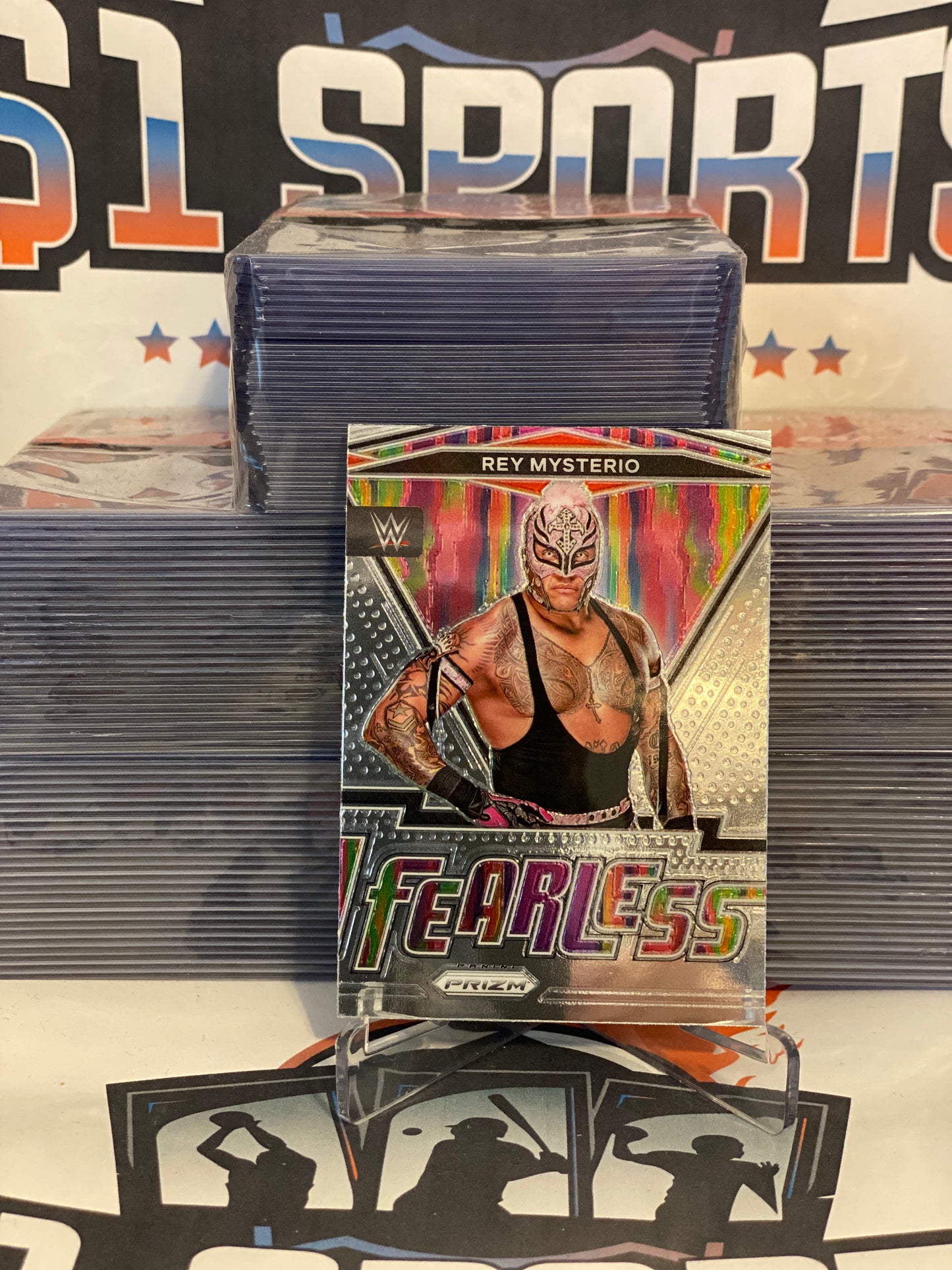 2022 Panini Prizm WWE (Fearless) Rey Mysterio #19
