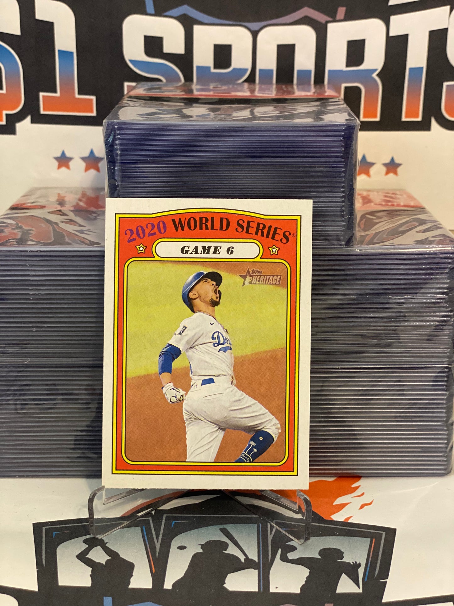 2021 Topps Heritage (World Series) Mookie Betts #30