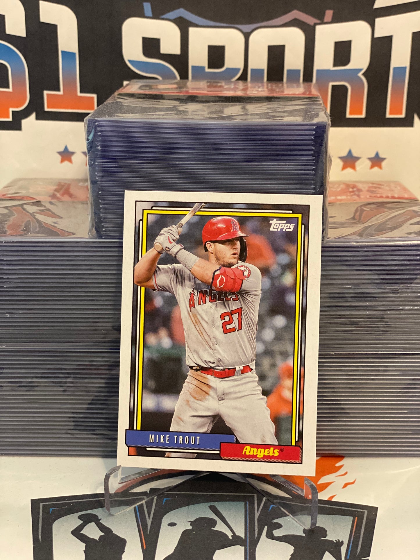 2021 Topps (1992 Redux) Mike Trout #T92-3