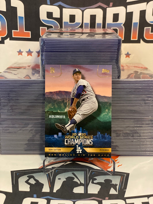 2020 Topps Ben Baller (2020 World Series Champions) Don Sutton #31