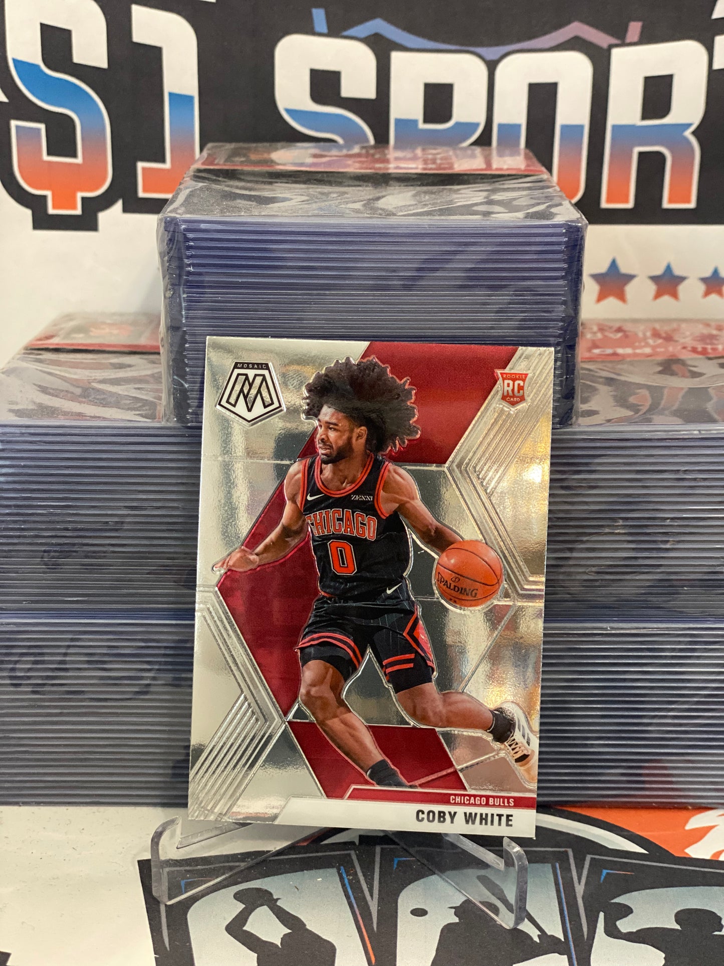 2019 Panini Mosaic Coby White Rookie #211