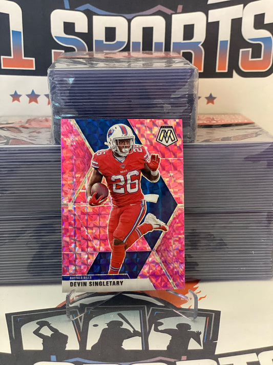 2020 Panini Mosaic (Pink Camo Prizm) Devin Singletary #27
