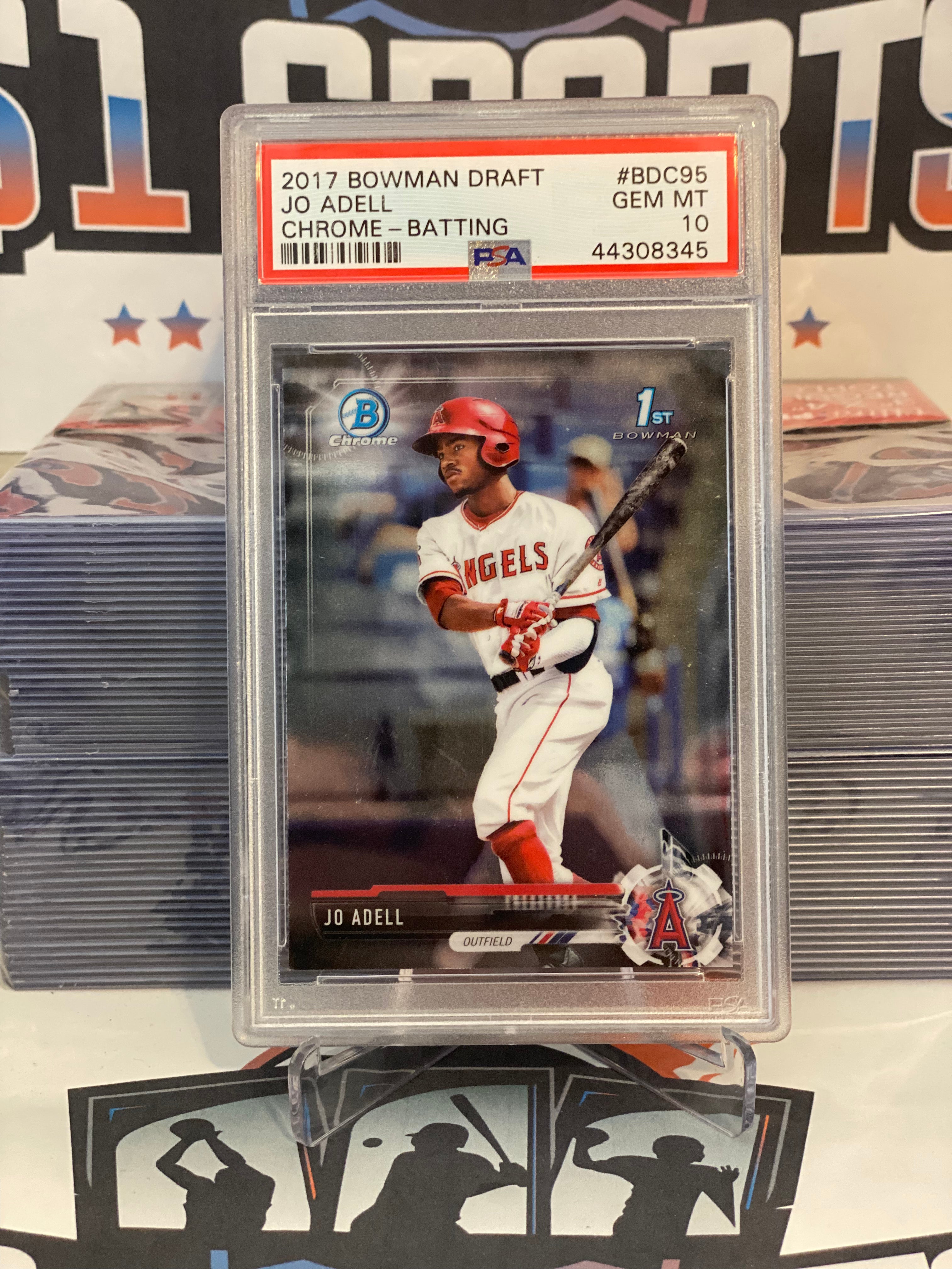 2017 Bowman Chrome Draft (1st) Jo Adell #BDC95 - PSA 10 – $1